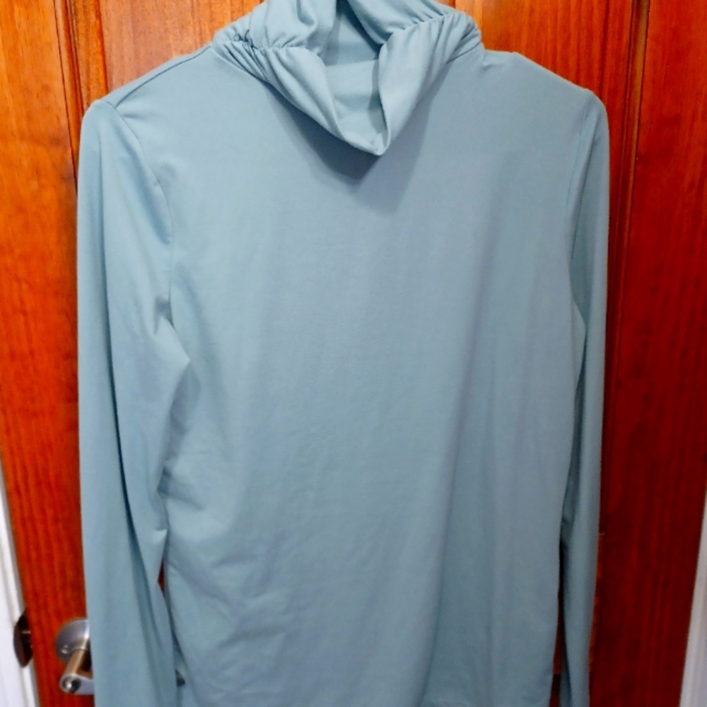 Moss colored turtleneck
